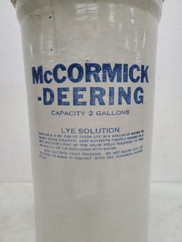 2gal McCormick-Deering Lye Crock