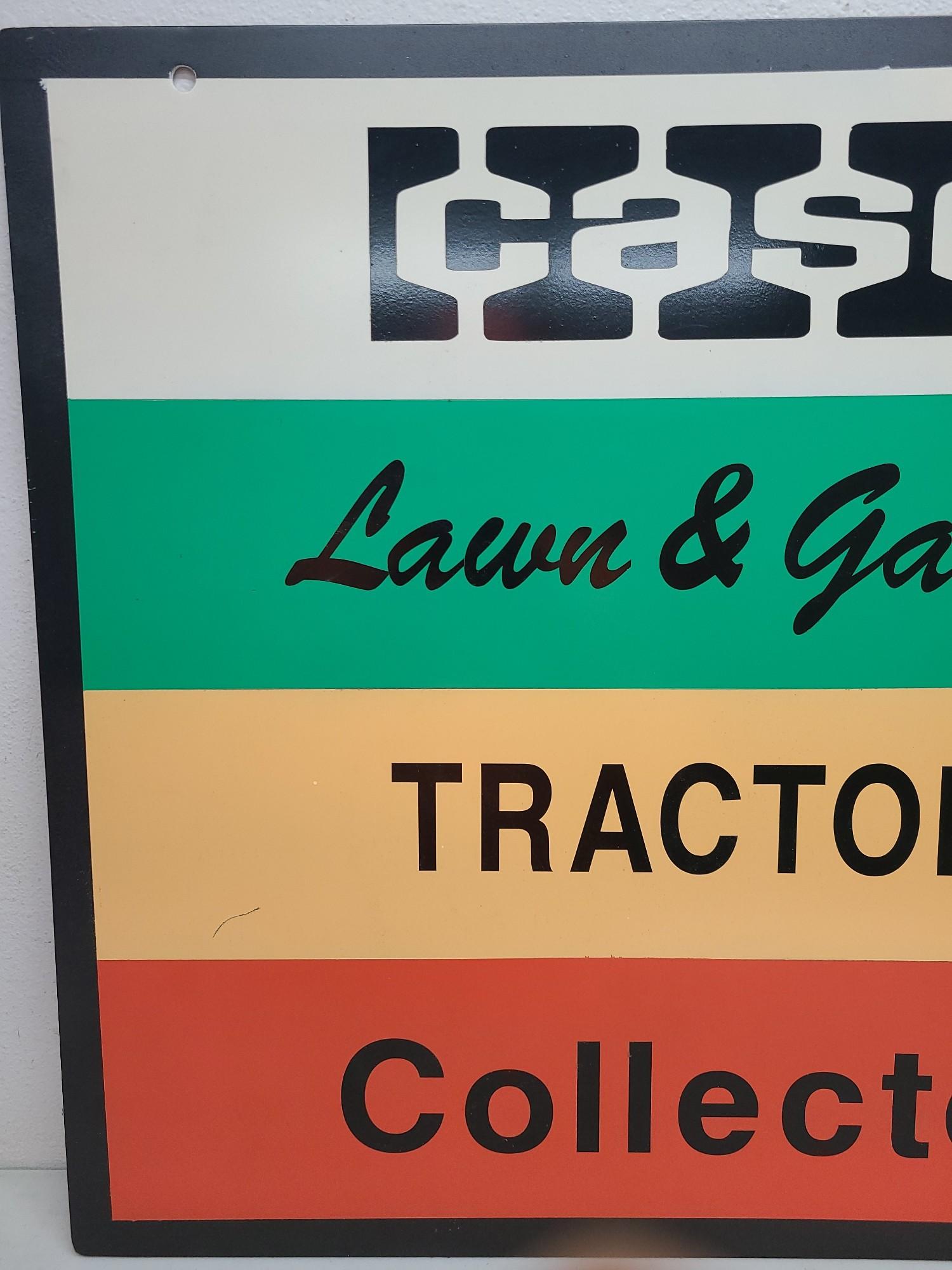 DS Metal, Case  Lawn & Garden Tractor Collector Sign