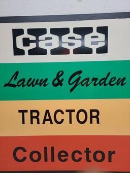 DS Metal, Case  Lawn & Garden Tractor Collector Sign