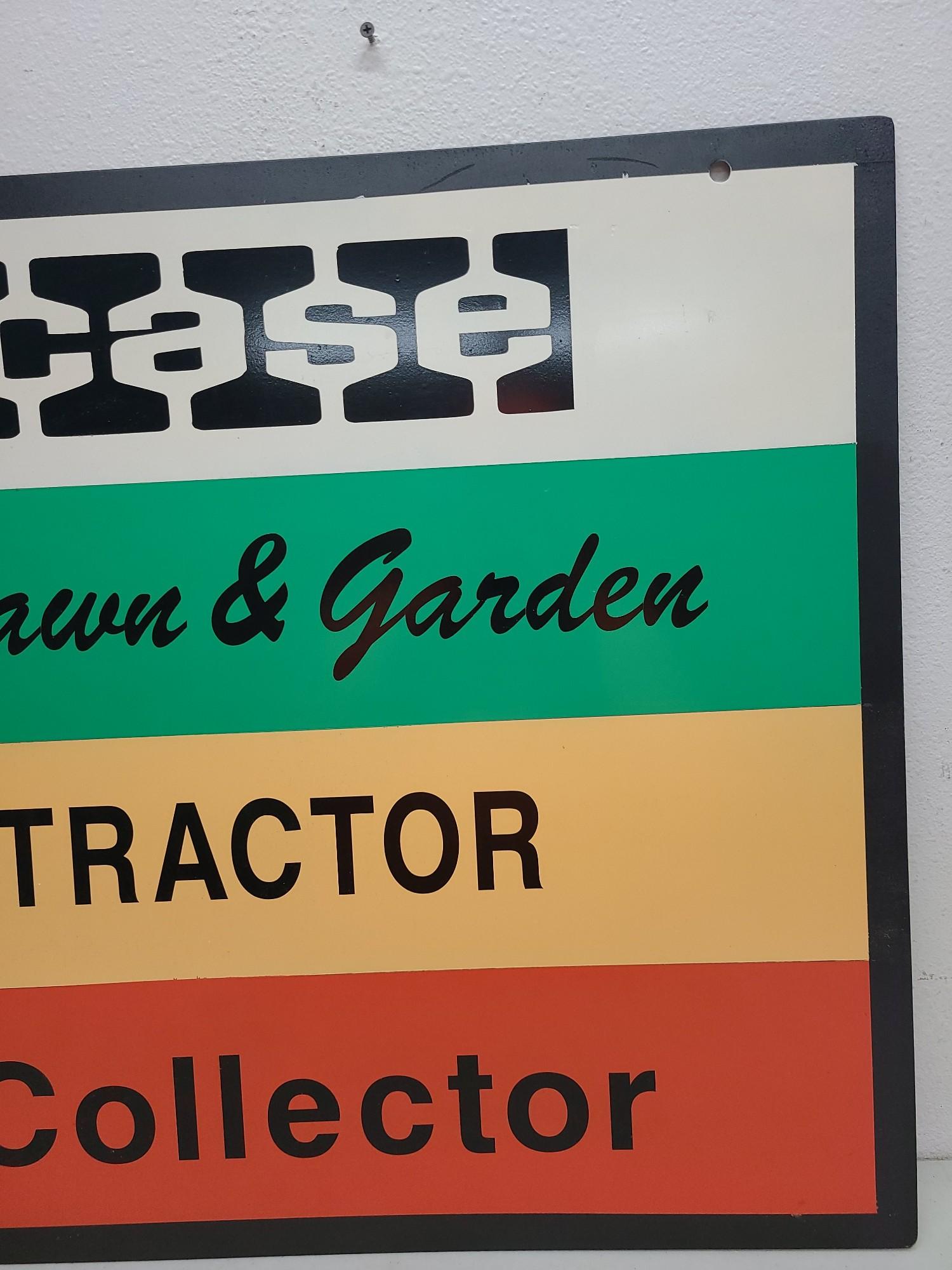 DS Metal, Case  Lawn & Garden Tractor Collector Sign