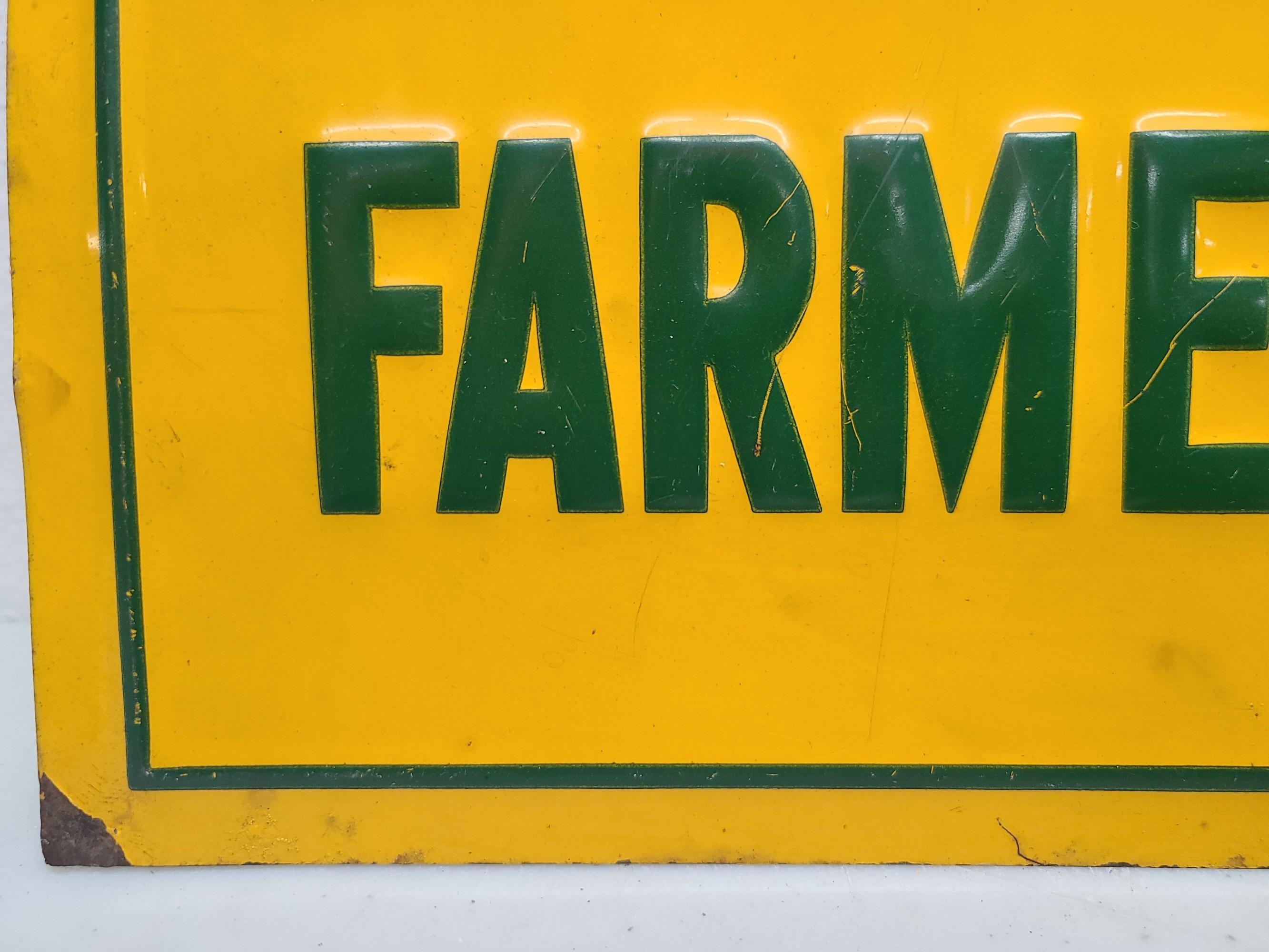 SST Embossed,  Wisconsin Farmers Union Sign