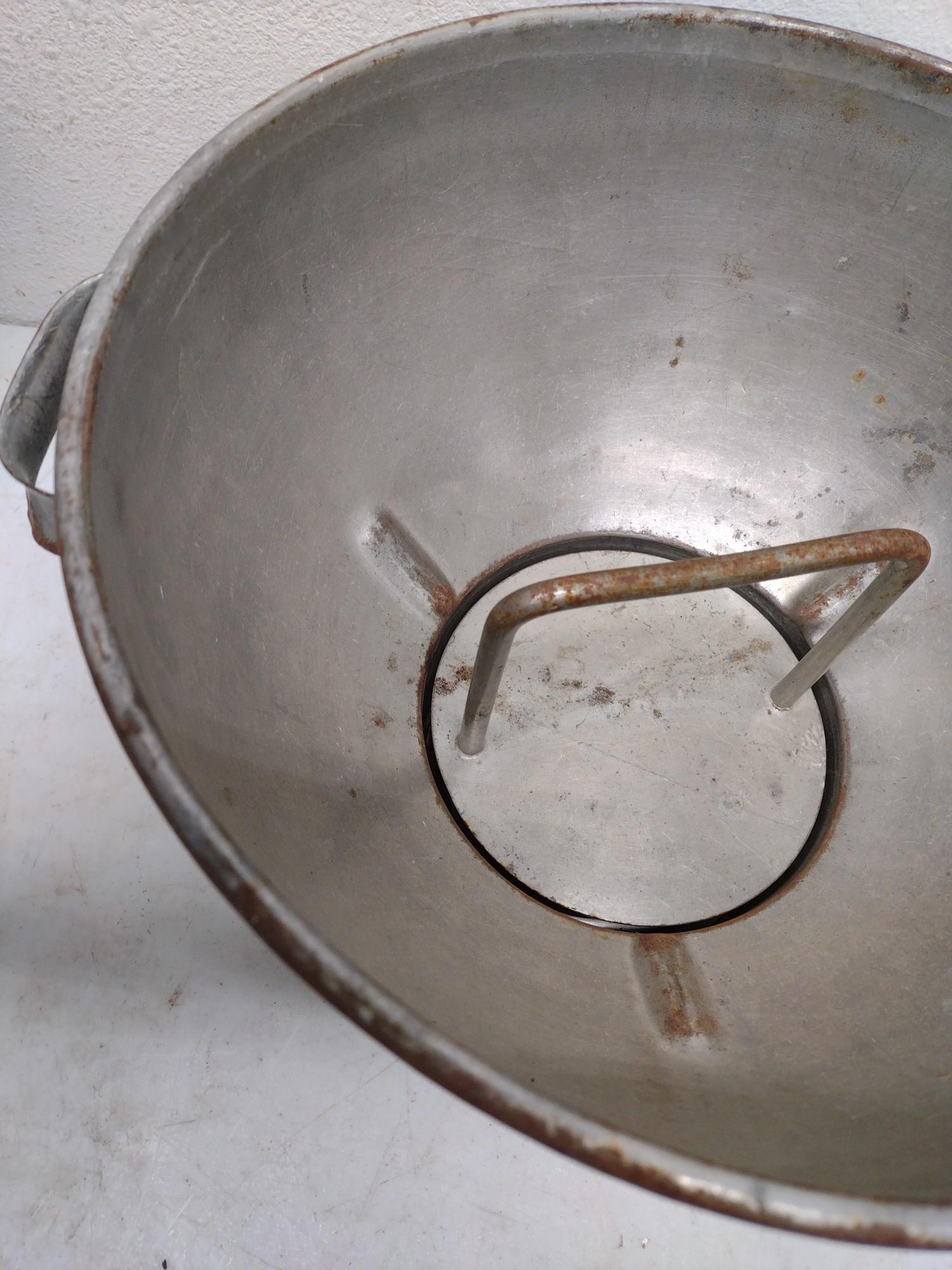 Firestone Sanaloy Stainless Steel Milk Can And Metal Milk Strainer