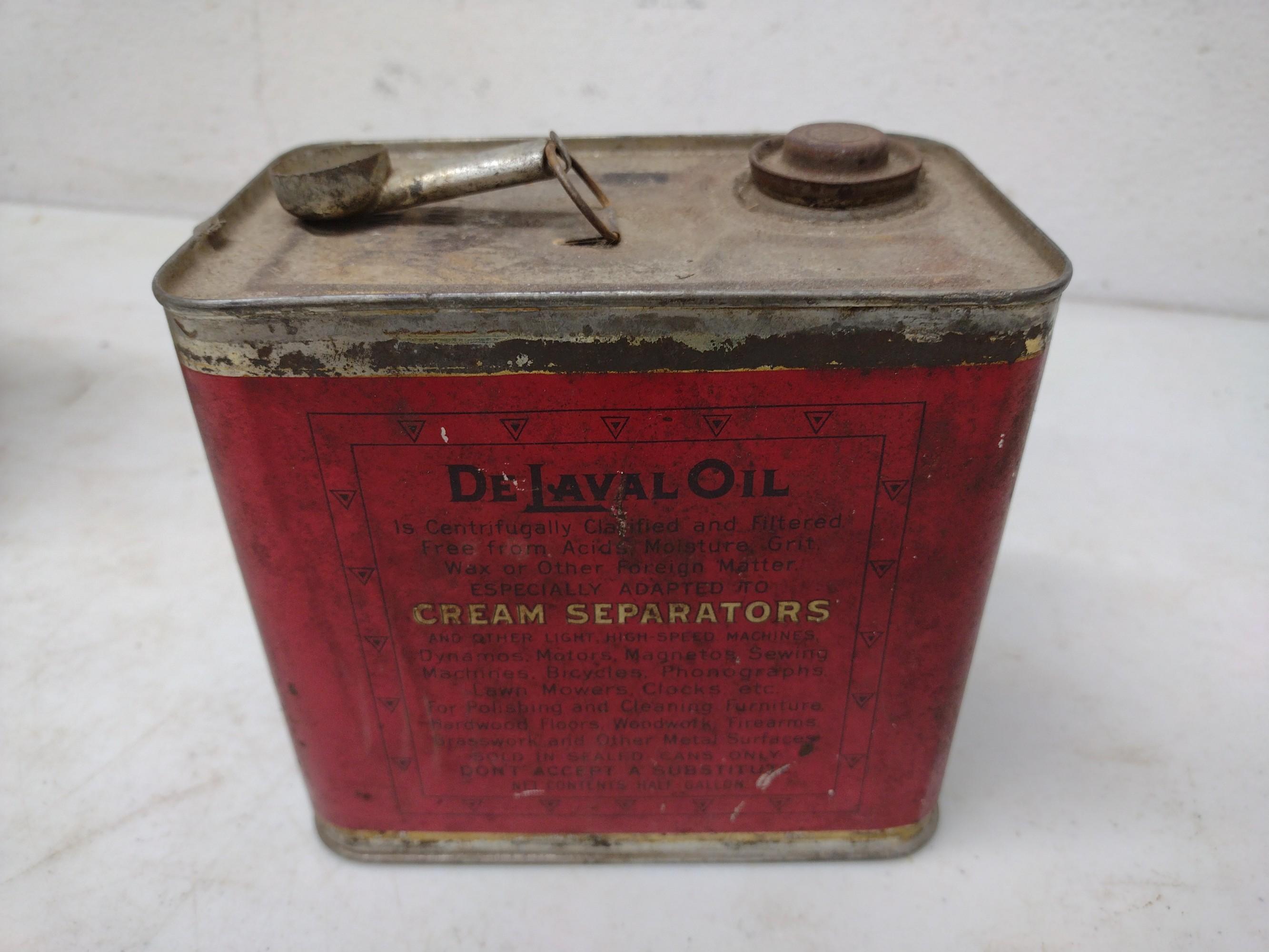 De Laval Cream Separator Oil Cans