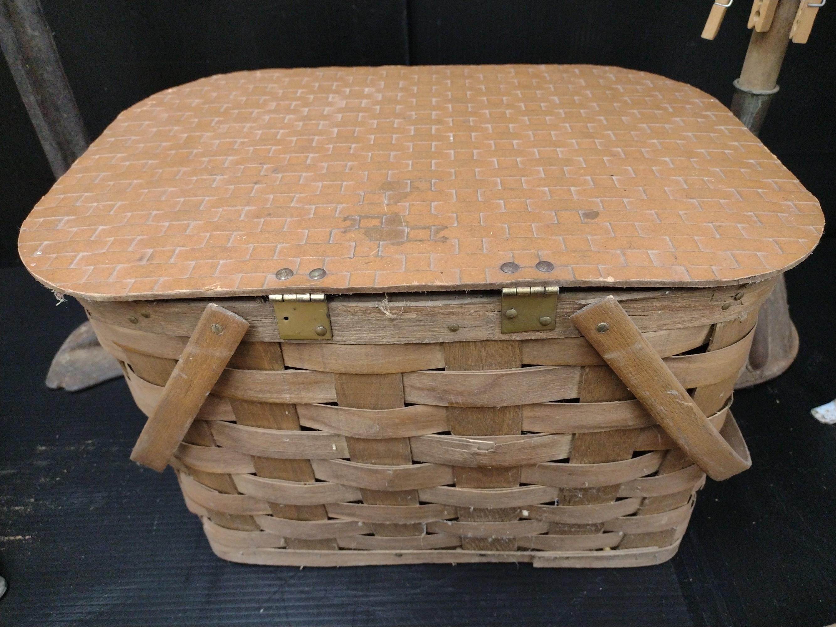 Vintage Drying Racks, Picnic Basket, Shoe Anvil And More