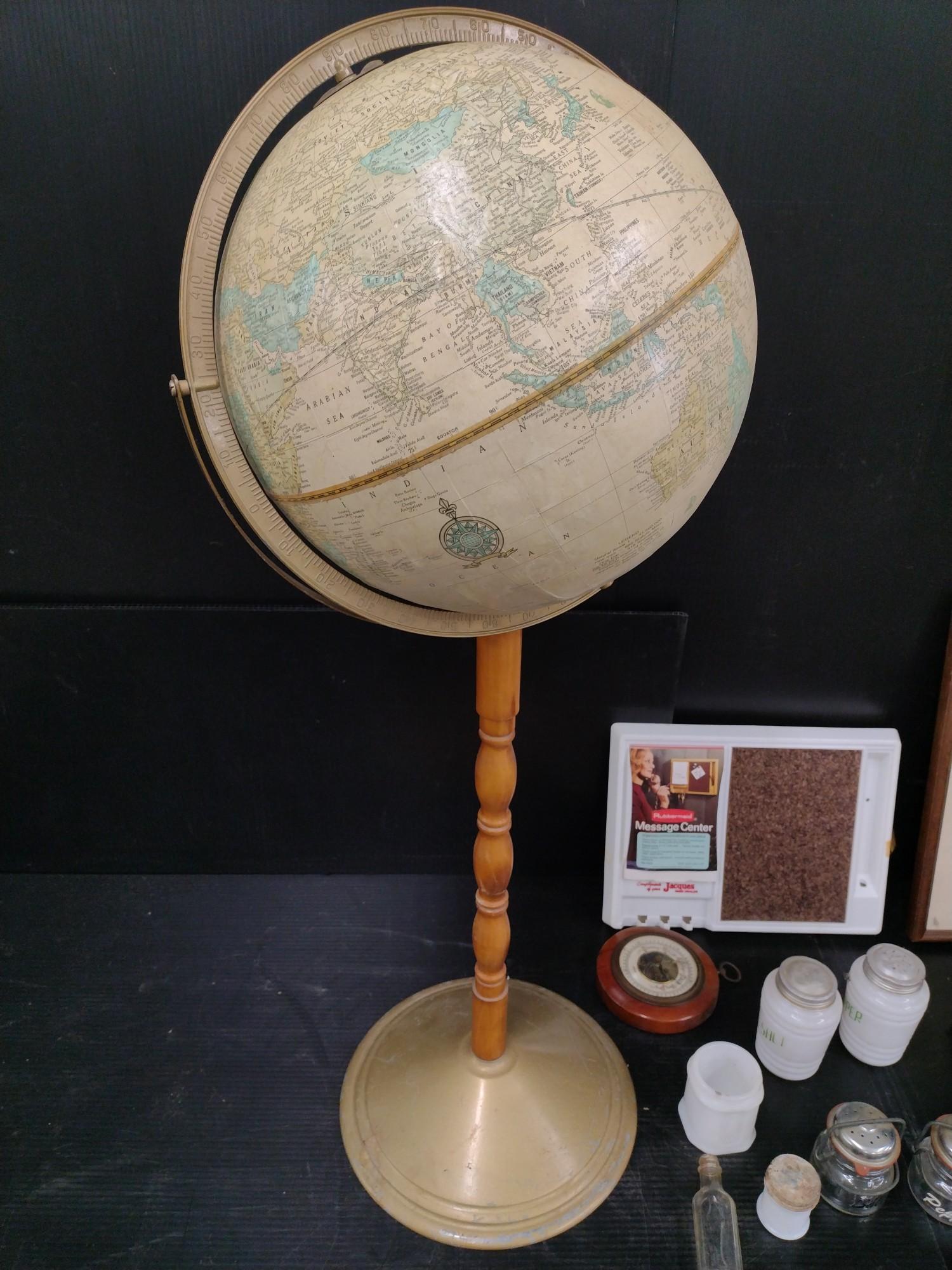 Vintage World Globe And More