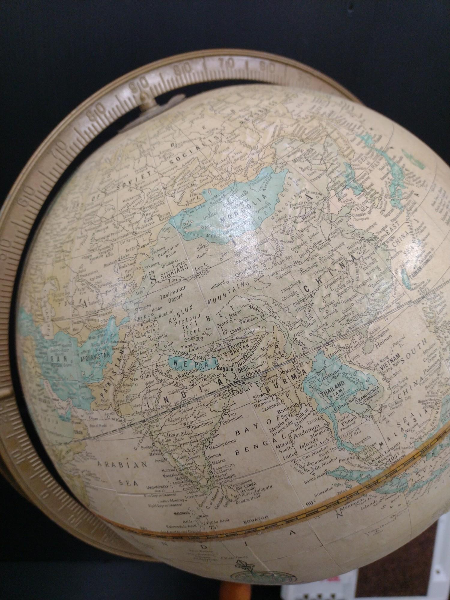 Vintage World Globe And More