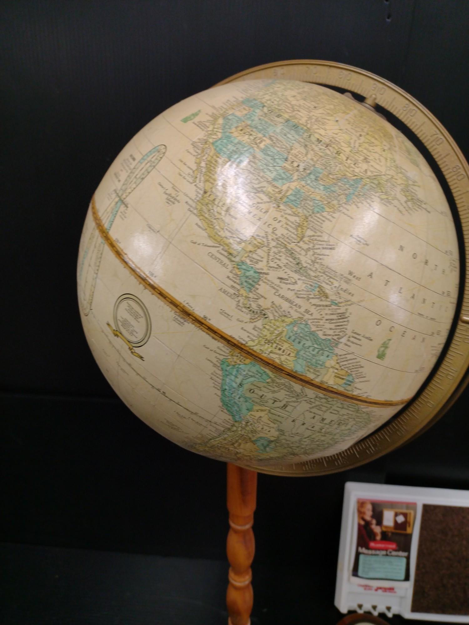 Vintage World Globe And More