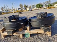 LOTE DE (2) RUEDAS GUIA (NUEVAS)