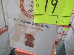 HIMALAYAN DOLPHIN SALT LAMP 7-8 LBS, $47.00 RETAIL