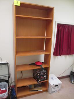 BOOKCASE 6 SHELF 32 X 10 X 80T