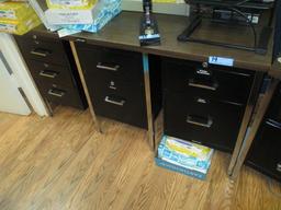 24 X 54 STORAGE DESKS WITH 6/7 DRAWERS