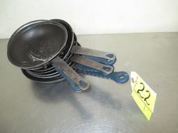 LOT-SKILLETS (6) 8 INCH