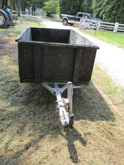 YARD CART-8 IN TIRES-4 X 8 BED SIZETONGUE BENT