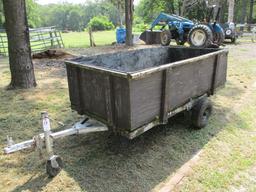 YARD CART-8 IN TIRES-4 X 8 BED SIZETONGUE BENT
