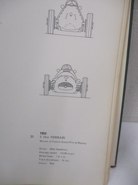 COFFEE TABLE BOOK-SPORTS CARS AND GRAND PRIX DRAWINGS BY R. HAYS PUBLISHED 1964 DETAILED DRAWINGS