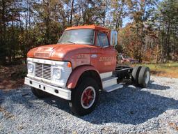 1967 FORD 750 SERIES CAB & CHASSIS-LOW MILES-10,000 ORIGINAL MILES