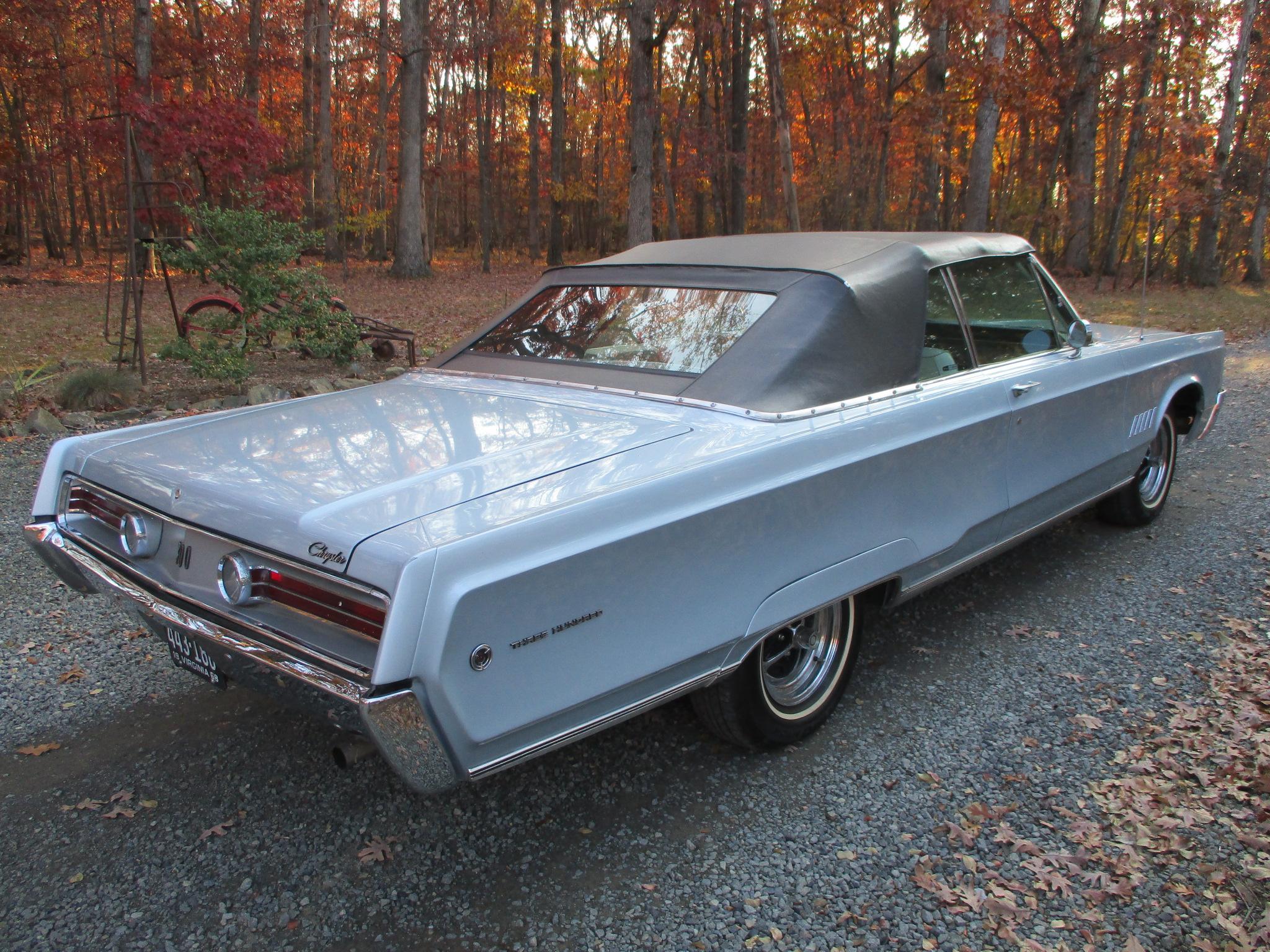 1968 CHRYSLER 300C CONVERTIBLE-2 OWNER CAR