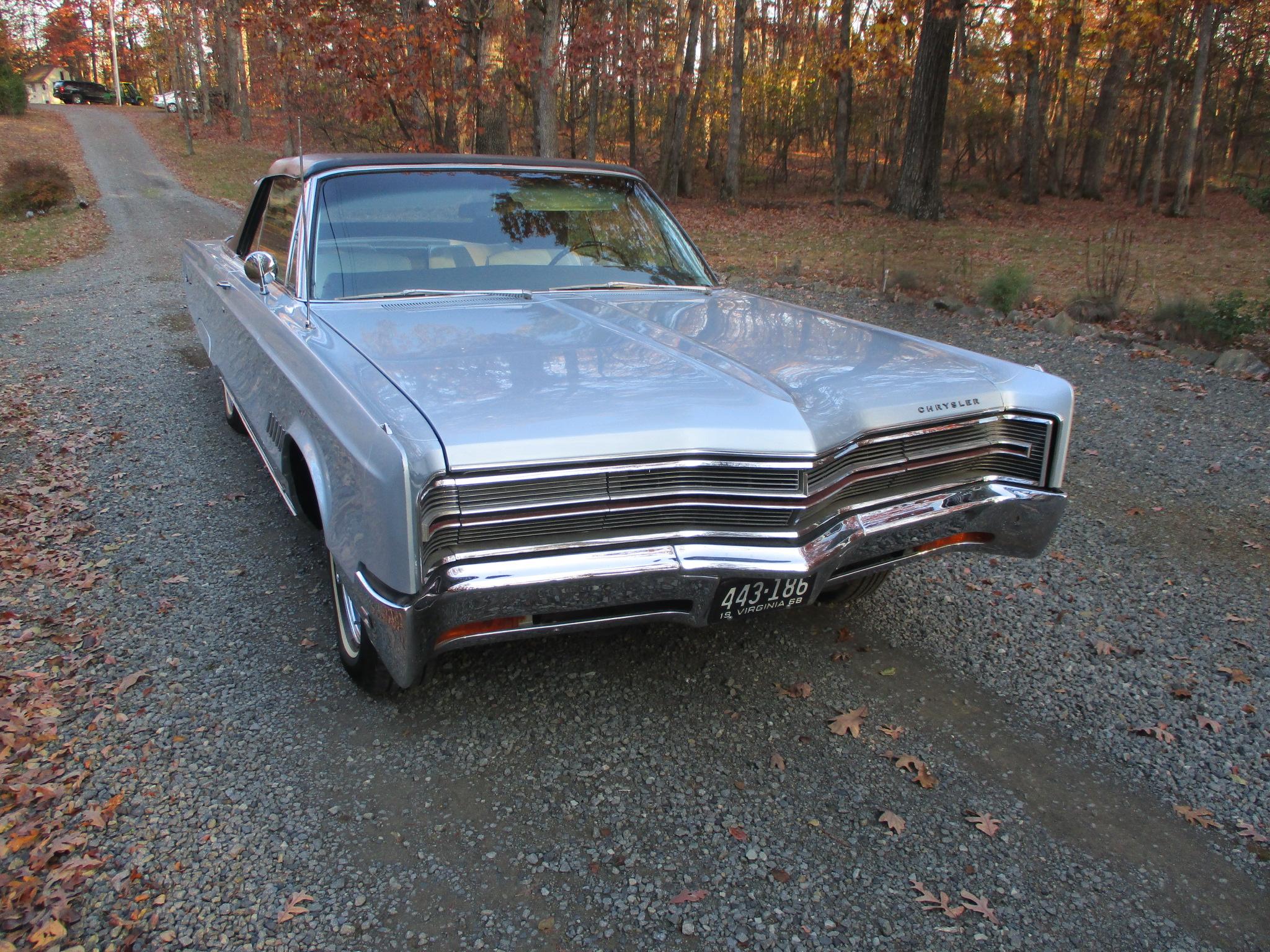 1968 CHRYSLER 300C CONVERTIBLE-2 OWNER CAR