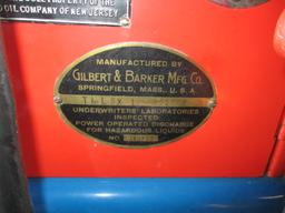 GILBARCO CLOCK FACE MODEL TMLSXI WITH ORIGINAL ESSO EXTRA GLOBE INCLUDED