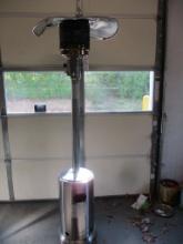 PROPANE PATIO HEATER MODEL NCZH-G-SS W/TANK