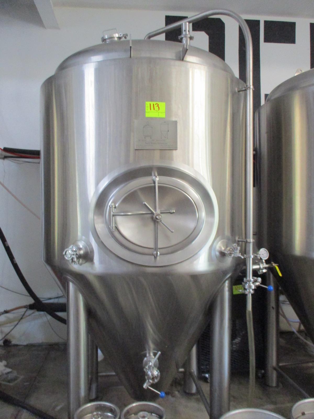 PACIFIC 15 BBL FERMENTER SN 358F1