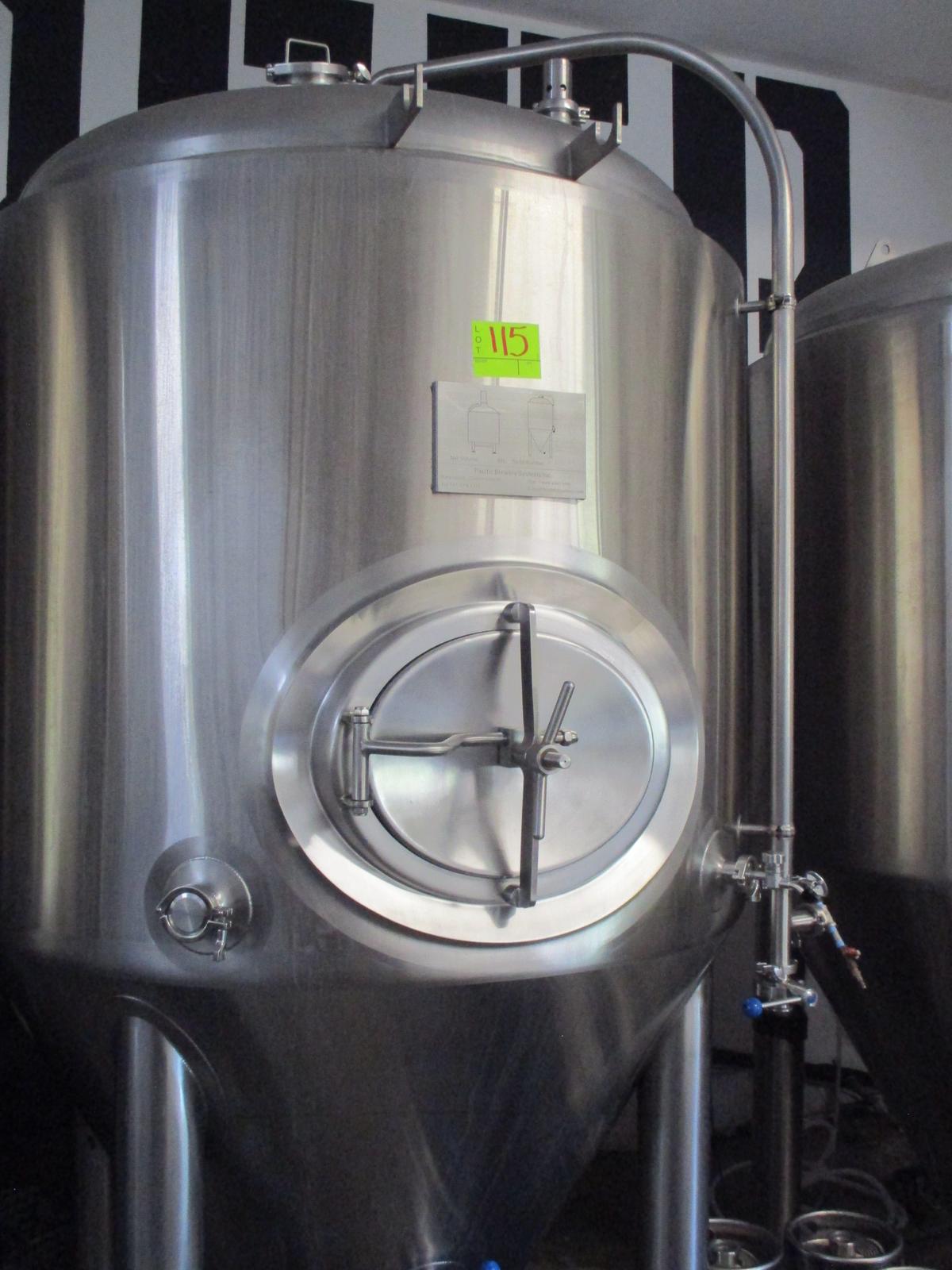 PACIFIC 15BBL FERMENTER SN 358F3