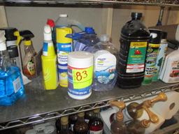 SHELF LOT-MISC. CLEANING SUPPLIES