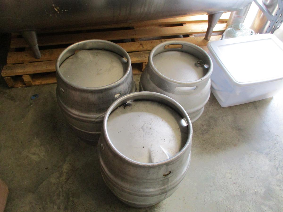 LOT-(3)  11 GAL KEGS