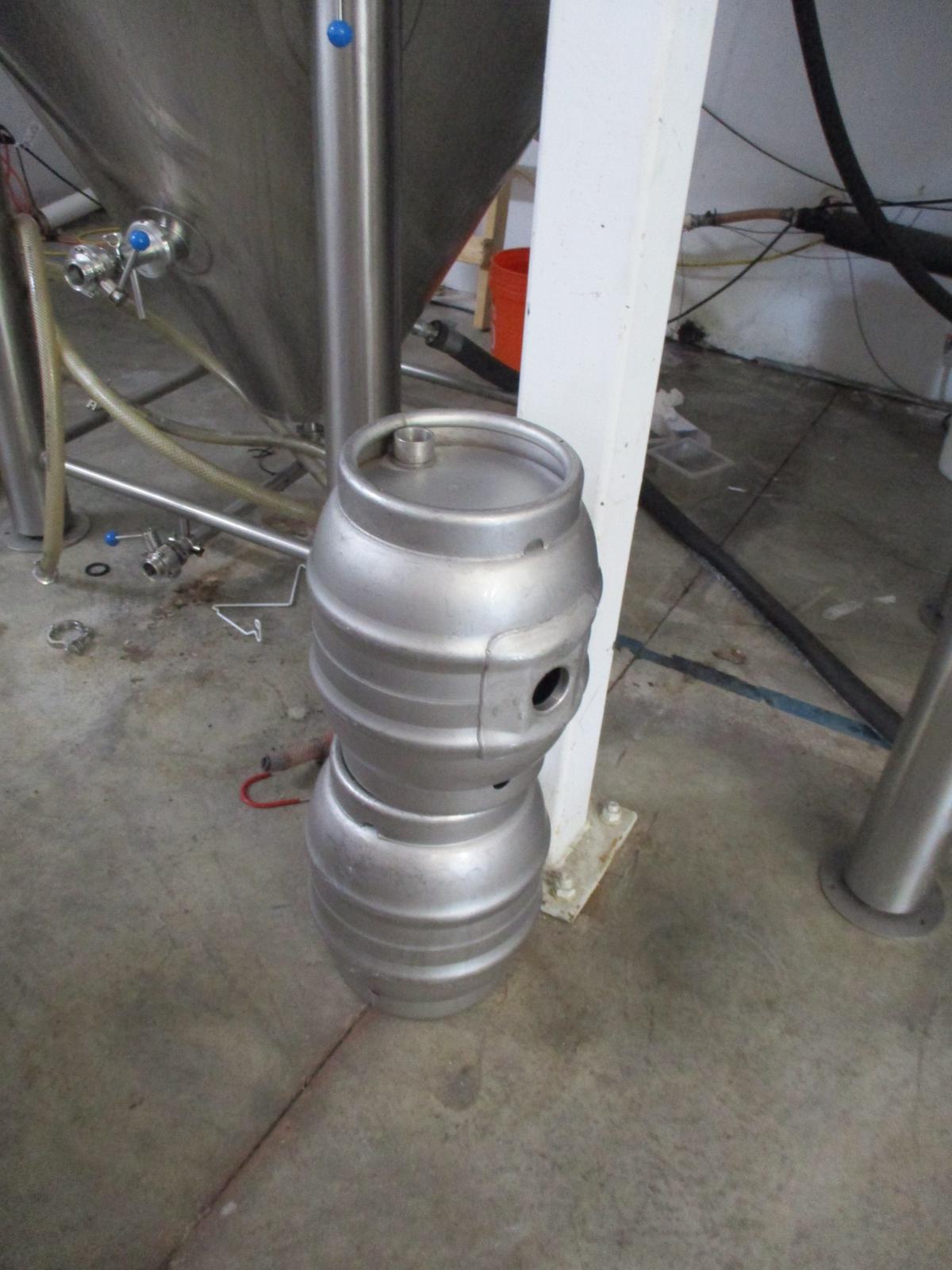 LOT-(2) SMALL  5,1 'PIN' KEGS