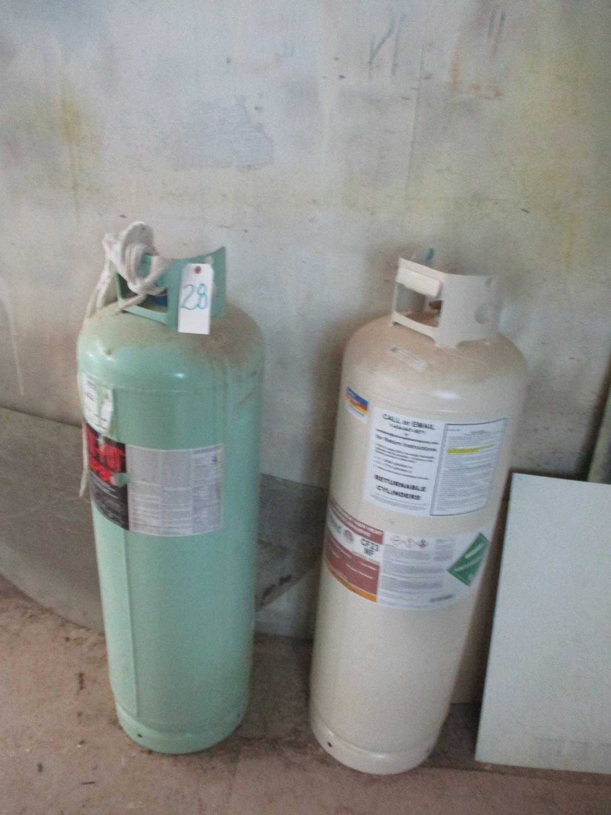 LOT-(2) TANKS SPRAY   ADHESIVE