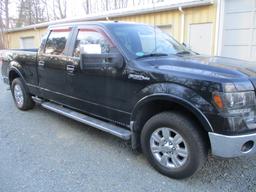 2010 FORD F-150 LARIAT  CREW CAB PICKUP 4 WD