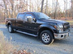 2010 FORD F-150 LARIAT  CREW CAB PICKUP 4 WD