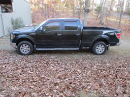 2010 FORD F-150 LARIAT  CREW CAB PICKUP 4 WD