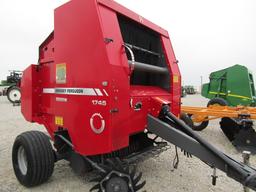 1774 1745 MASSEY FERGUSON / HESSTON RND BALER W/540 PTO WITH MONITOR S/N:AGGMESH0GHK117296