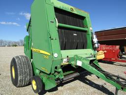 1782 568 JOHN DEERE MEGA WIDE PLUS ROUND BALER W/540 PTO& MON 11918BALES S/N:E00568X348925