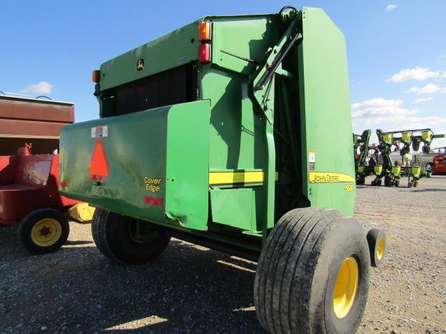 1782 568 JOHN DEERE MEGA WIDE PLUS ROUND BALER W/540 PTO& MON 11918BALES S/N:E00568X348925