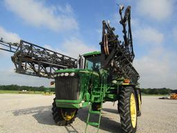 4576 4920 JOHN DEERE SELF PROPELLED SPRAYER C/A W/JOHN DEERE BROWN BOX MONITOR 3707 HOURS