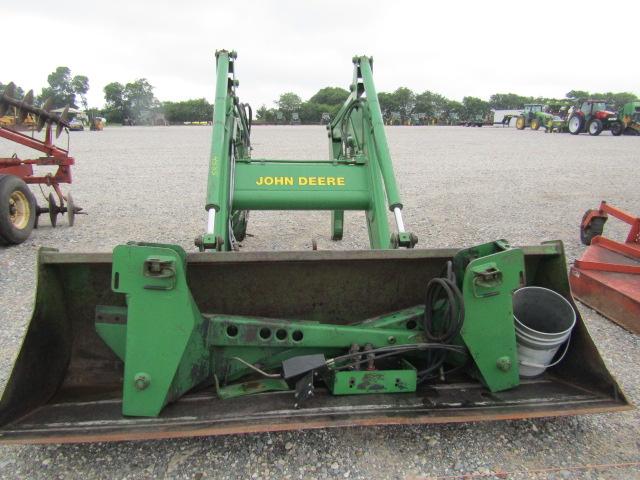 4585 740 JOHN DEERE LOADER W/BRACKETS & JOYSTICK