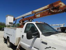 9092 1999 F-350 FORD SUPER DUTY UTILITY BUCKET TRUCK NO TITLE S/N:1FDWF36F4YEB06189