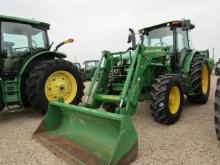 4625 6135E JOHN DEERE 2017 C/A MFD POWER REVERSER W/H310 JD LOADER 460/85R38 3788HRS 3788 S/N:1P0613