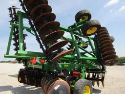 4933 2635 JOHN DEERE WING FOLD DISK PLOW 26'5"