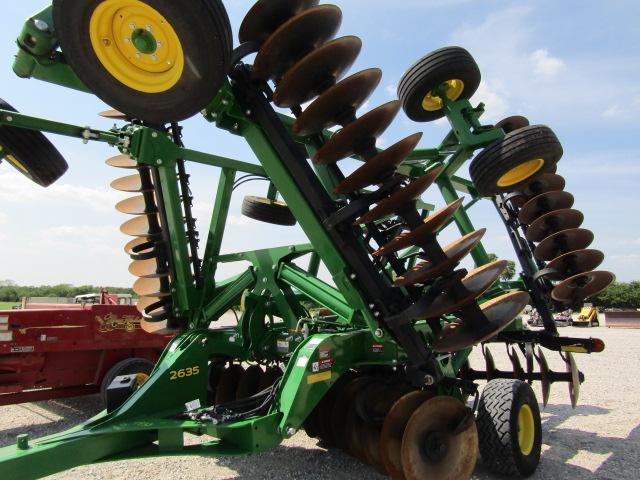 4933 2635 JOHN DEERE WING FOLD DISK PLOW 26'5"