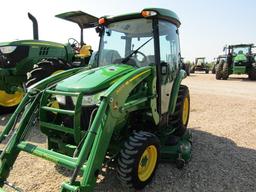1058 3046R JOHN DEERE C/A MFD W/320R JOHN DEERE LOADER W/72D AUTO CONNECT BELLY MOWER 15X19.5 275...
