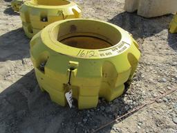 1612 1 SET OF 450 JOHN DEERE WHEEL WEIGHTS