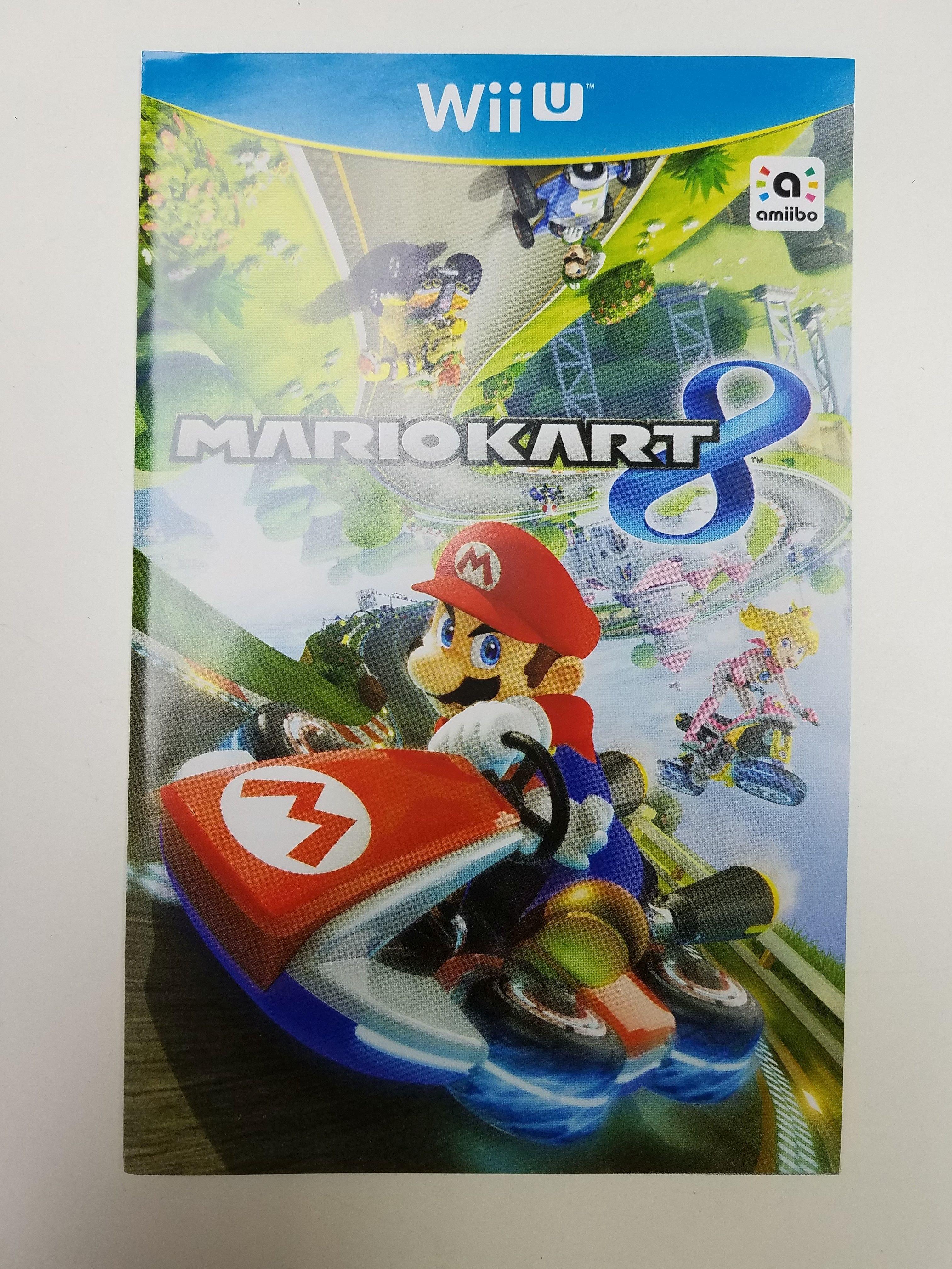 Nintendo Wii U Black Mario Kart 8 in Box with Game