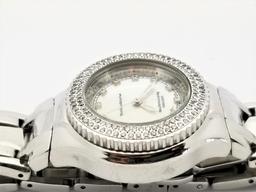 Womens TechnoMarine Technolady 100m Diamond Bezel & Diamond Dial Watch