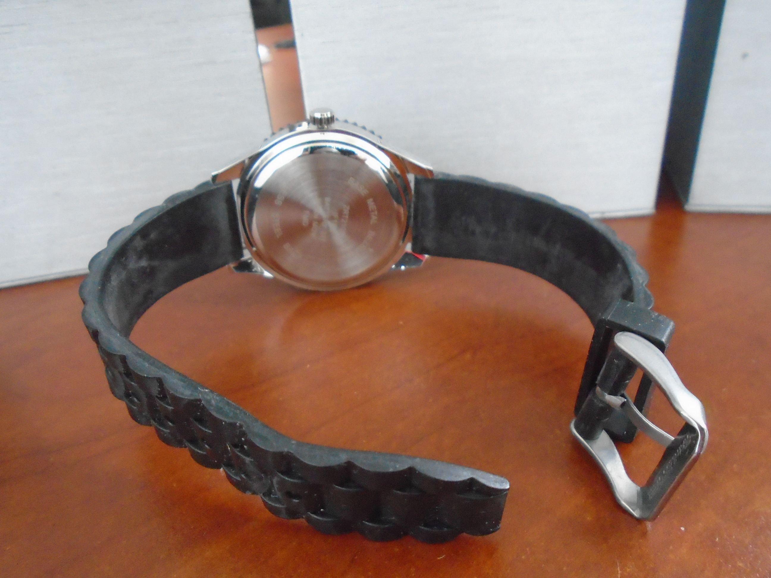 Ladies Watch, ZRT21009. Black bezel with multi colored stones