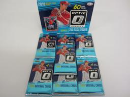 2018 Donruss Optic Baseball Trading Card Box with 7 x Sealed Packs