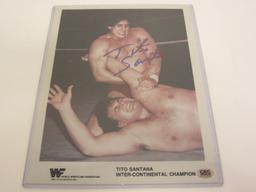 Tito Santana Signed Autographed 8x10 Photo Certified CoA