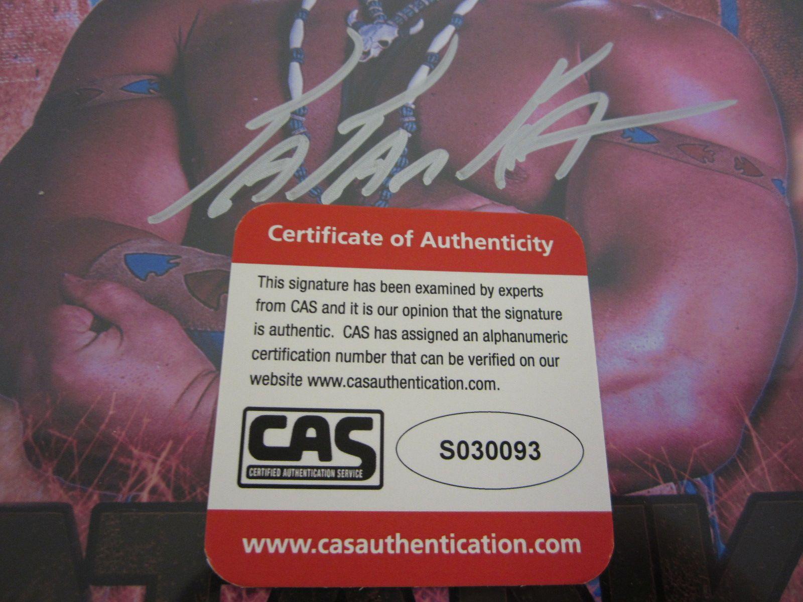 Tatanka Signed Autographed 8x10 Photo Certified CoA